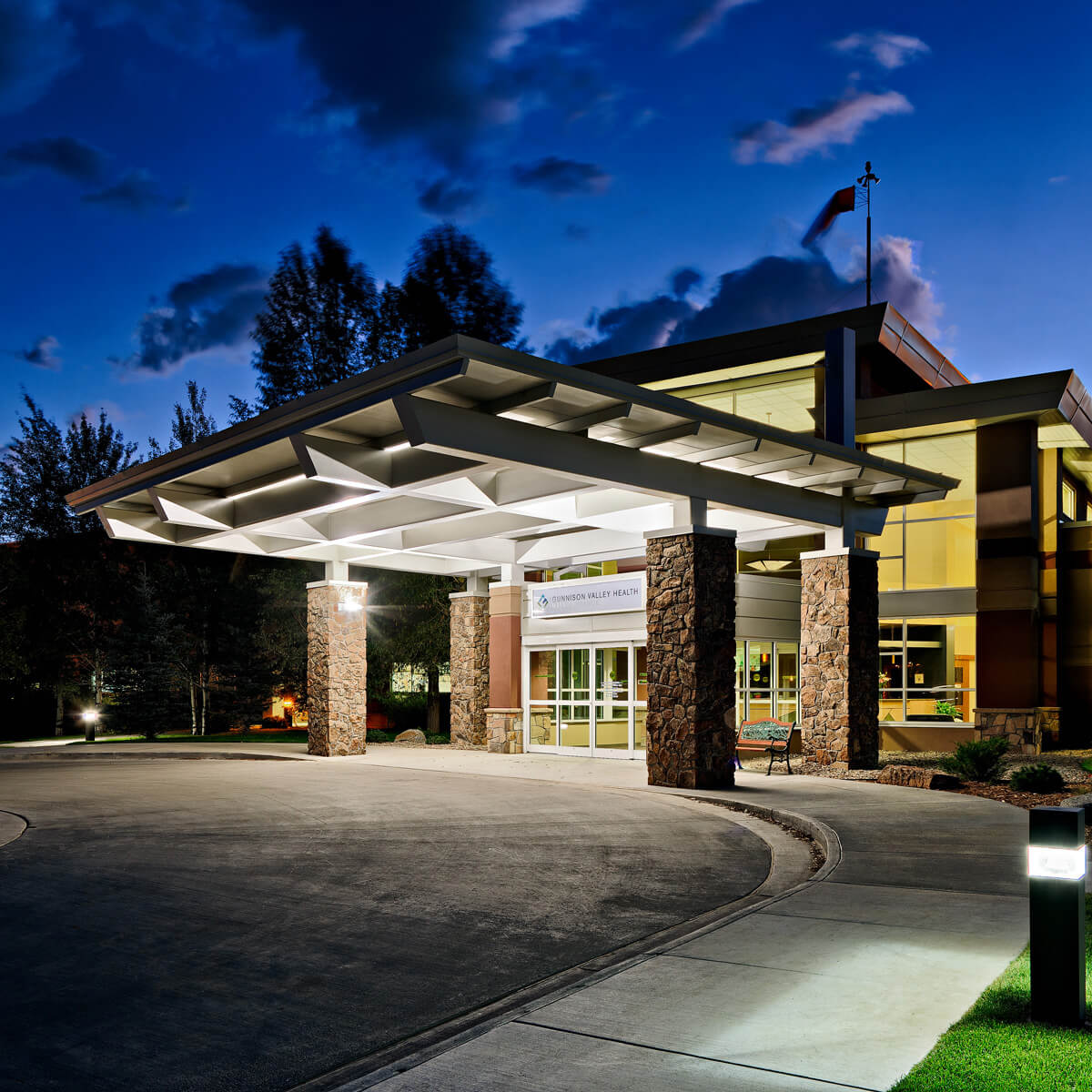 hospital entrance