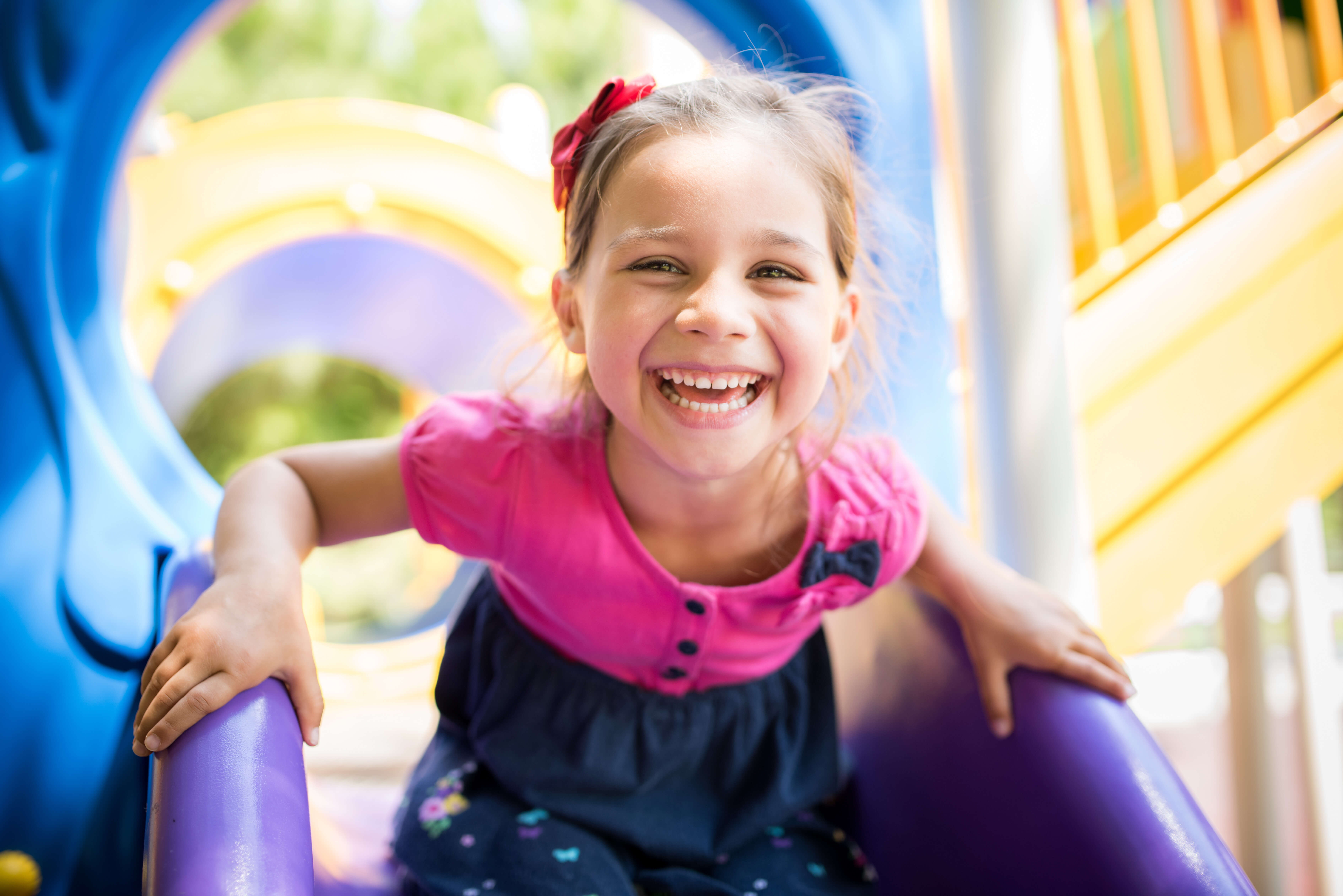 child laughing